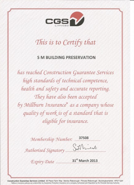 CGS - Construction Guarantee Services
