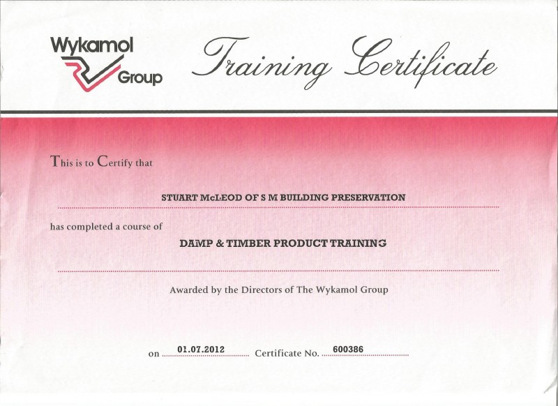 Wykamol - Damp and Timbe Product Training