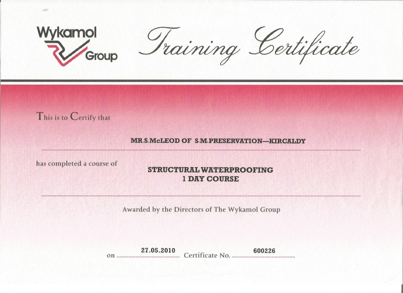 Wykamol - Structural Waterproofing